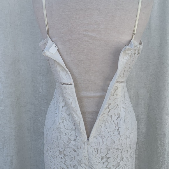 ASTR the Label White Spaghetti Strap Lace Dress - Picture 12 of 15